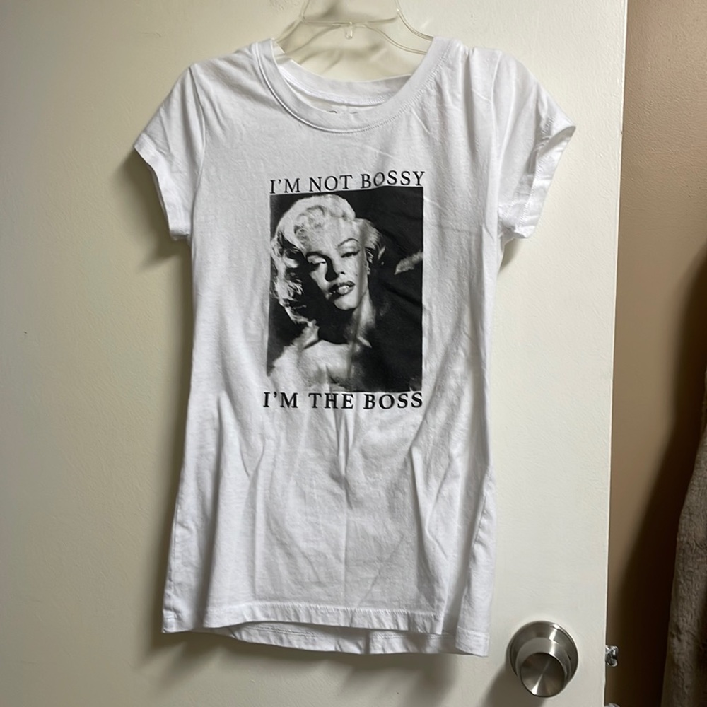 Marilyn Monroe Black and White T-Shirt